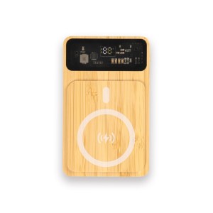 Işıklı Logo Bambu Magsafe 10000 mAh